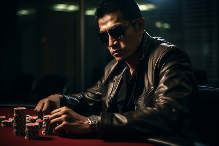 Dealer Blueprint Gaming berbicara dengan pemain dalam bahasa Indonesia